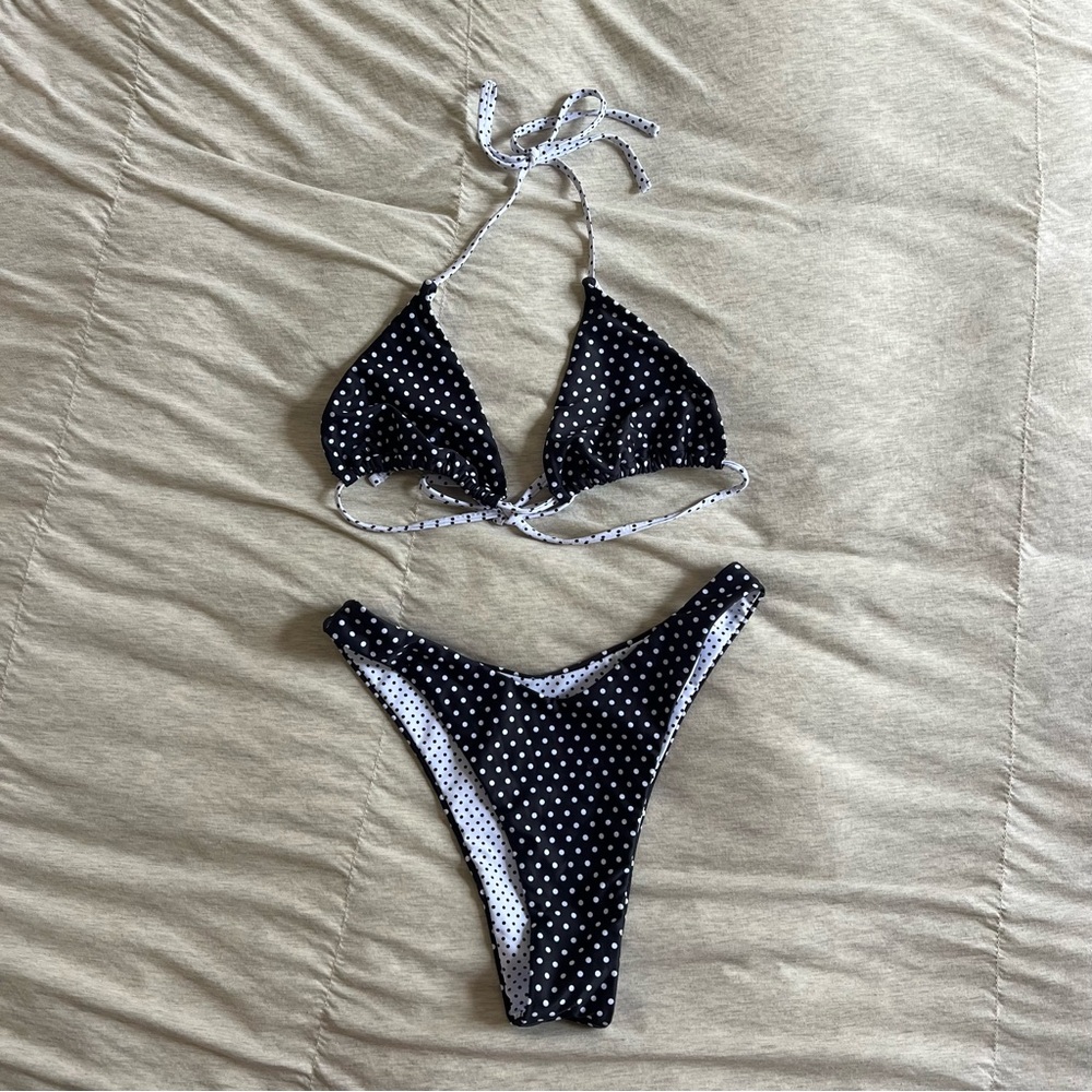 Polka dot bikini